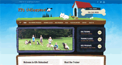 Desktop Screenshot of k9sunleashed.com